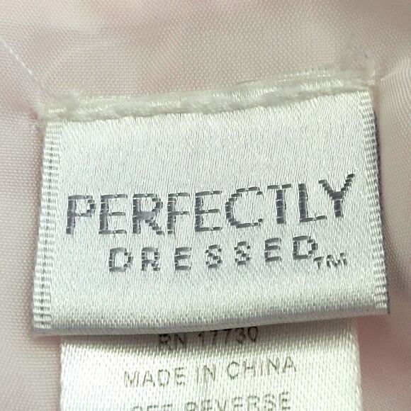 Perfectly Dressed Pink Dress with Sheer Overlay Size 4T - Picture 8 of 9